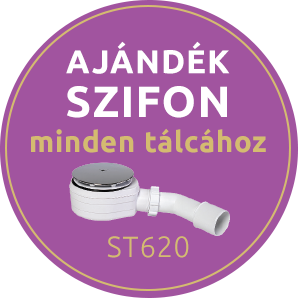 Ajándék zuhanytálca szifon